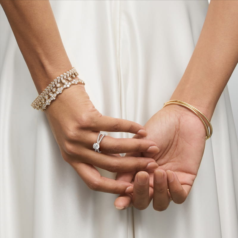 Blue Nile Studio Empress Diamond Engagement Ring in Platinum (1/3 ct. tw.)