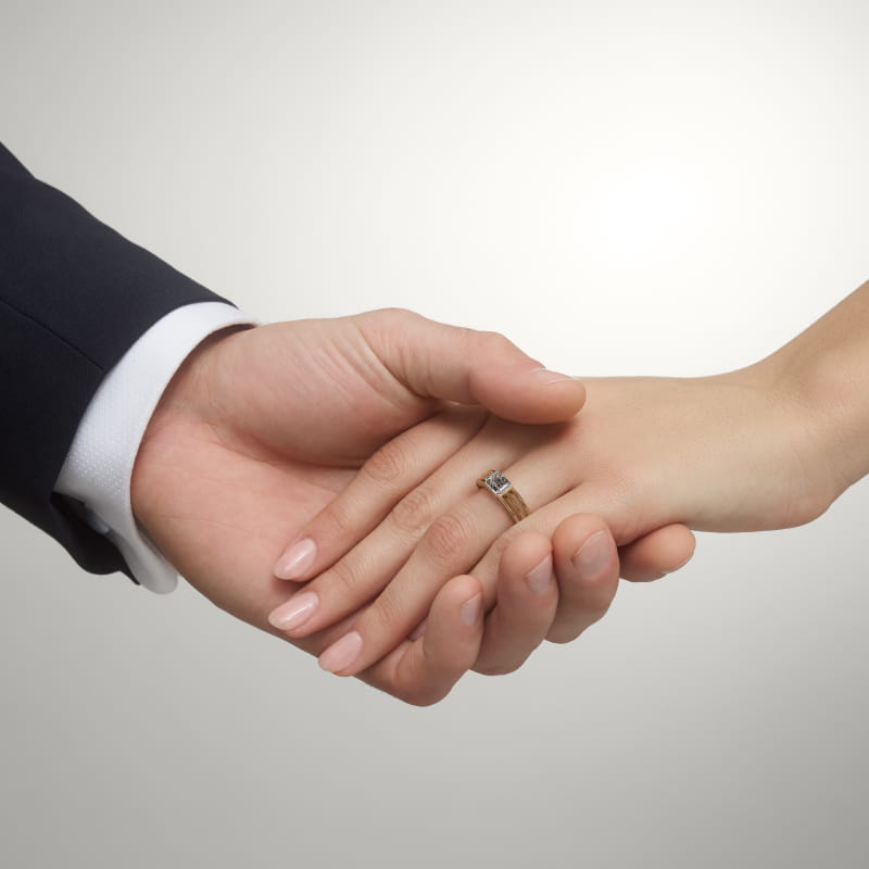 Ridged Dome Solitaire Engagement Ring In 14K Yellow Gold By James Allen