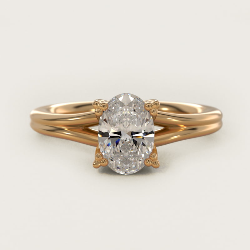 Woven Solitaire Engagement Ring In 14K Yellow Gold By James Allen
