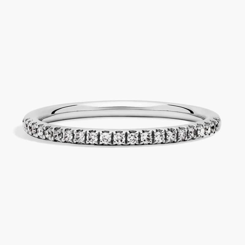 Riviera Pavé Diamond Ring in Platinum (1/4 ct. tw.)