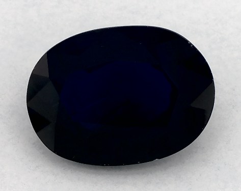 2.33 Carat Oval Natural Blue Sapphire