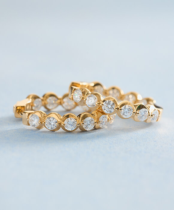 new arrival diamond rings stacked together